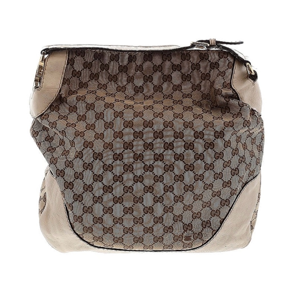 GUCCI GG Canvas Medium Charlotte Hobo